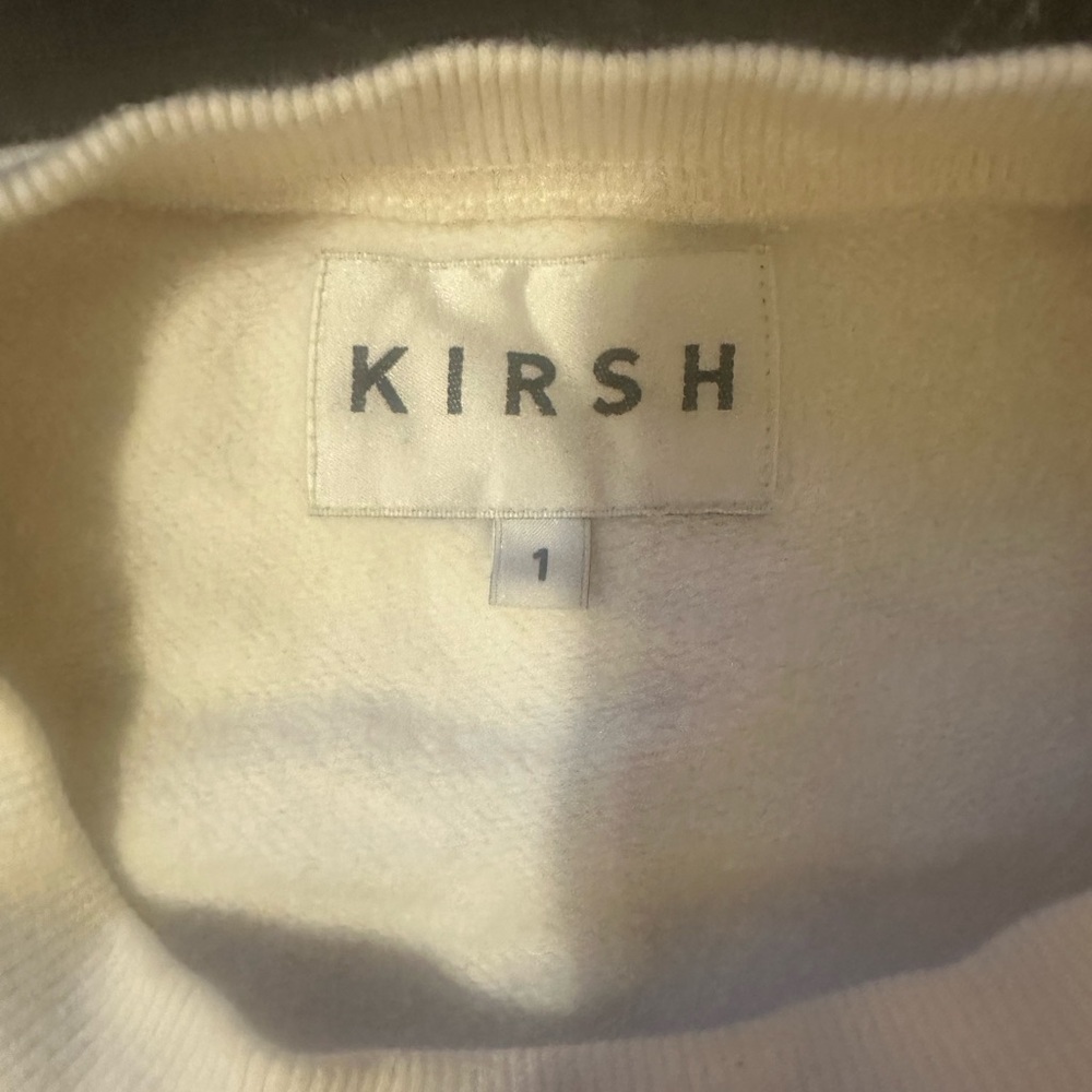Cherry Embroidered Cream Sweatshirt - Picture 2 of 2